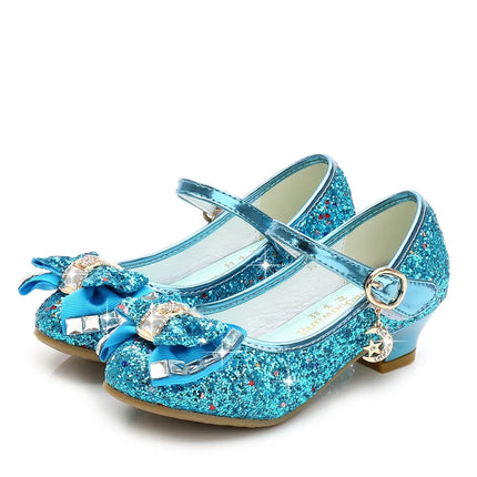 Girls’ sequin princess heels. -Zapatos de princesa con tacón y lentejuelas para niña
