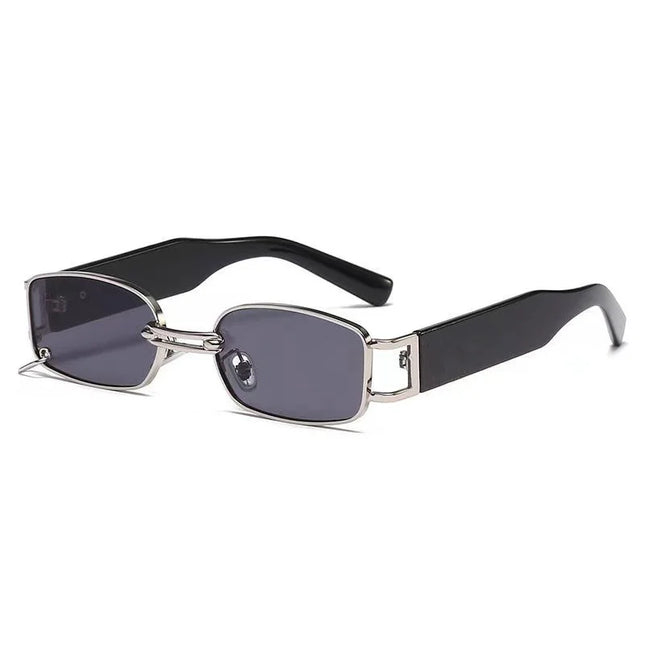 Punk Square Sunglasses - Unisex Metal Frame UV400