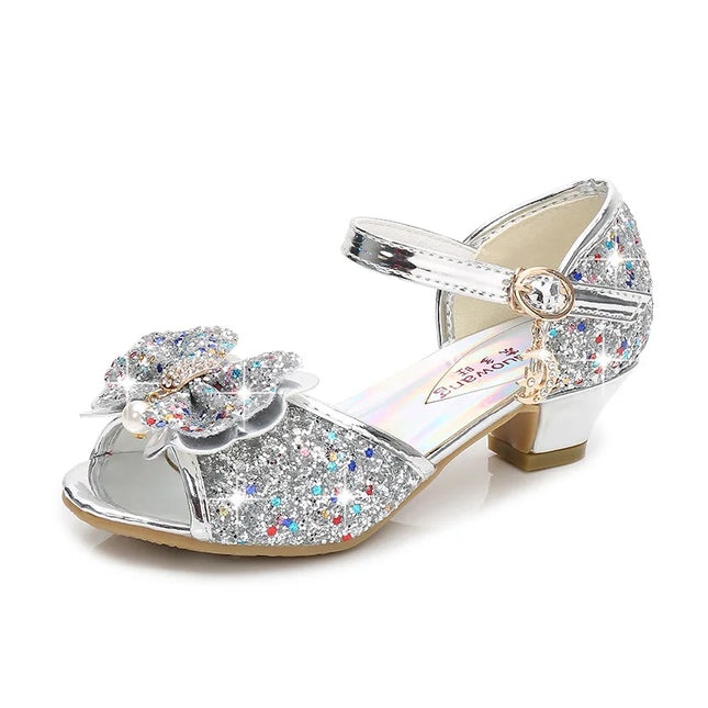 Girls’ sequin princess heels. -Zapatos de princesa con tacón y lentejuelas para niña