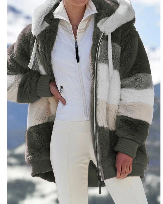 Women’s 2025 winter hooded coat -Abrigo de invierno 2025 con capucha para mujer