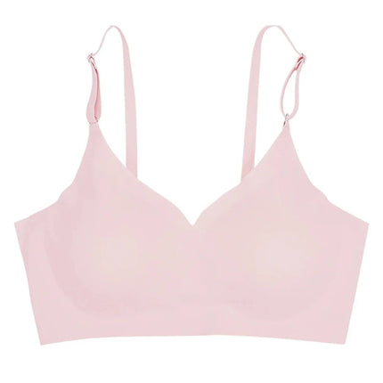 Seamless push up bralette with removable padding -Bralette sin costuras con push up y relleno extraíble