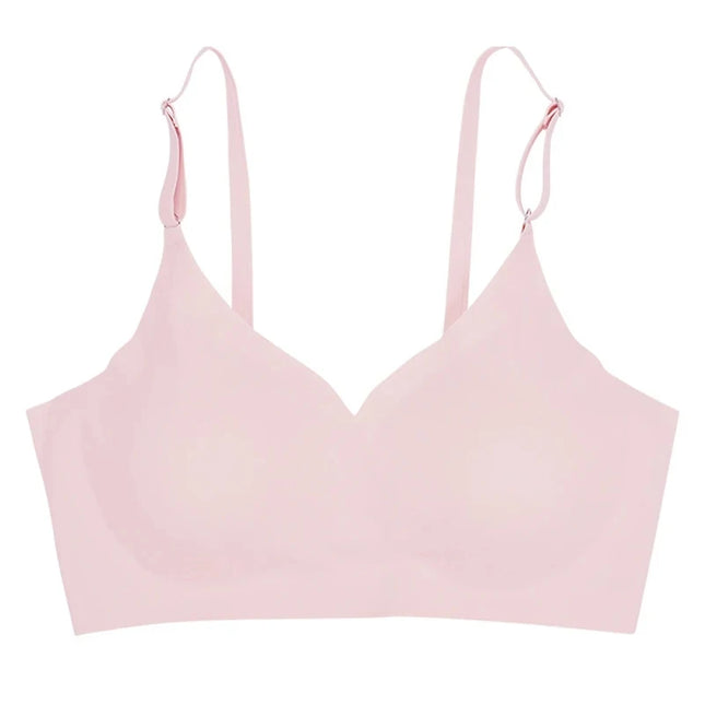 Seamless push up bralette with removable padding -Bralette sin costuras con push up y relleno extraíble