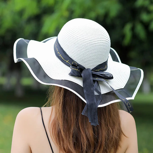 Korean-Style Beach Hat with Sun Protection
