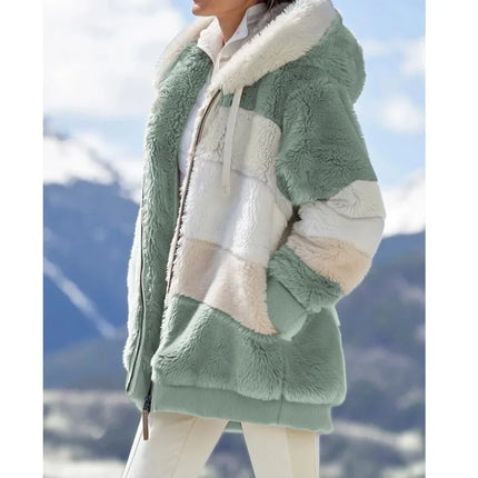 Women’s 2025 winter hooded coat -Abrigo de invierno 2025 con capucha para mujer