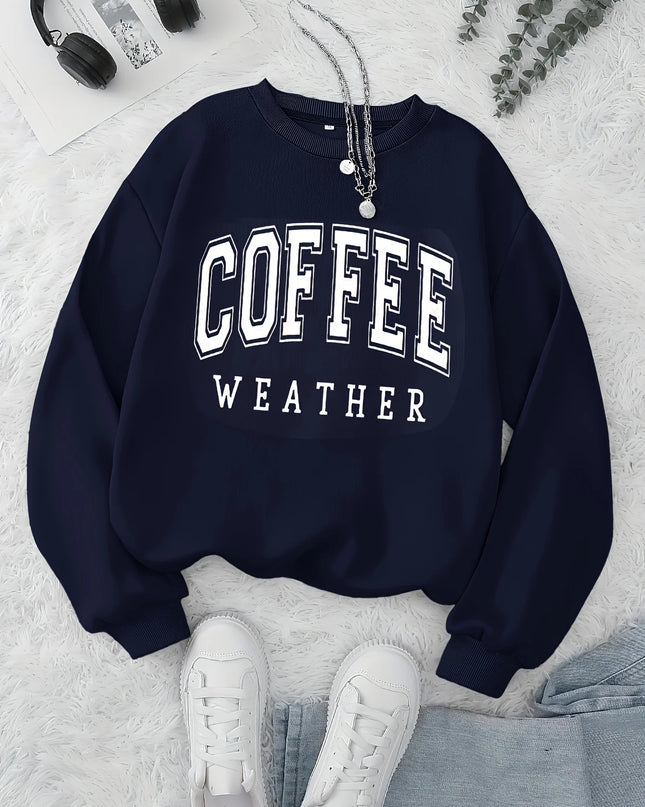 Women’s velvet hoodie with letter print. -Jersey de terciopelo con capucha y estampado para mujer