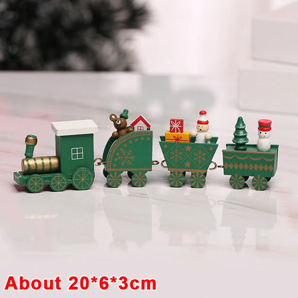 Tren de madera de navidad | Wooden Christmas train
