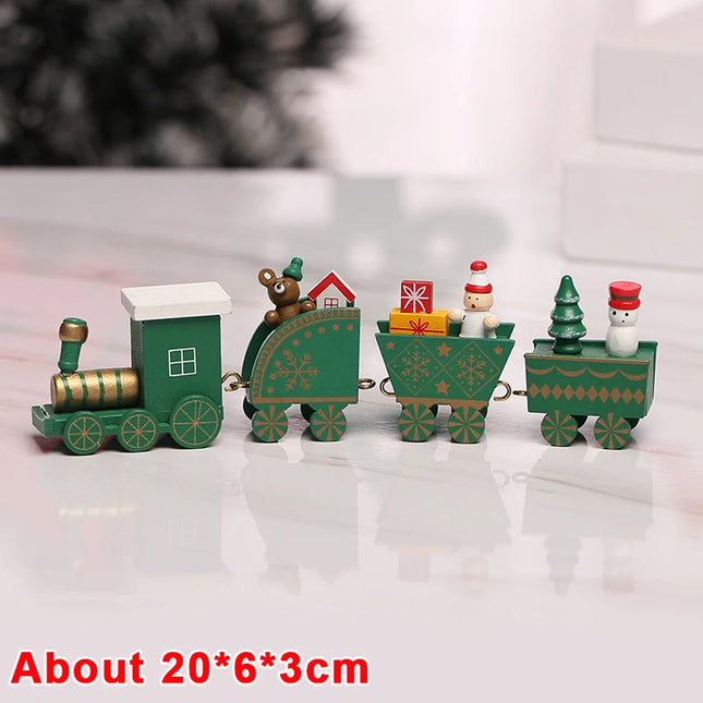 Tren de madera de navidad | Wooden Christmas train