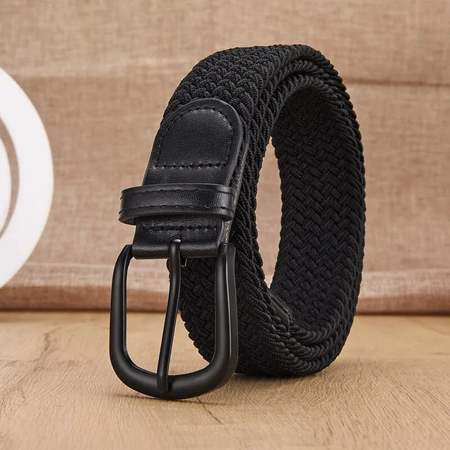 Unisex Belt – Casual Woven Elastic Belt, Outdoor Sports Belt
