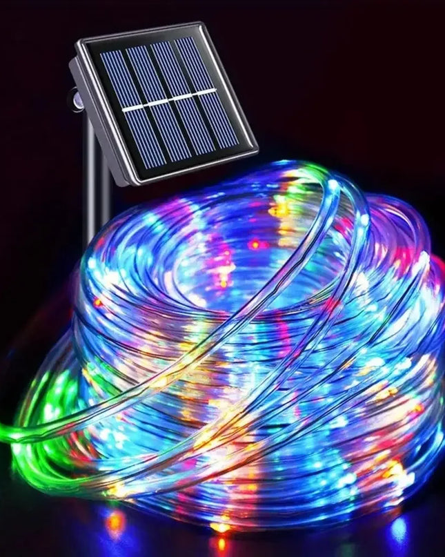 Luz led de cuerda solar | Solar LED rope light