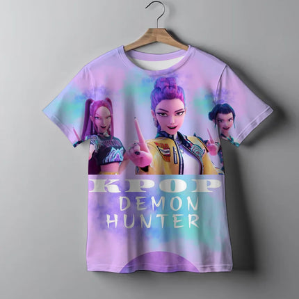 Camiseta Demon Hunters Tie-Dye Niña / Demon Hunters Tie-Dye T-Shirt Girls