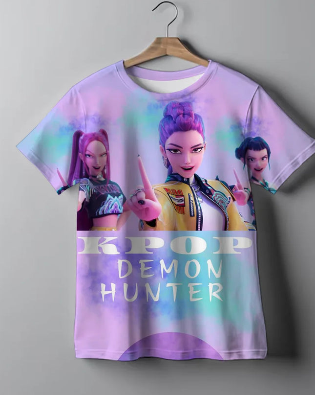 Camiseta Demon Hunters Tie-Dye Niña / Demon Hunters Tie-Dye T-Shirt Girls