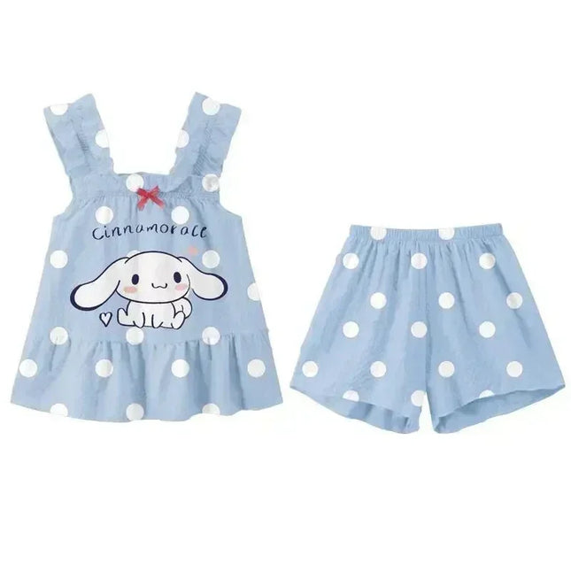Conjunto Sanrio Cinnamoroll Kuromi Niña / Sanrio Cinnamoroll Kuromi Set Girl