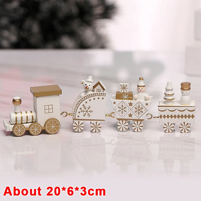 Tren de madera de navidad | Wooden Christmas train