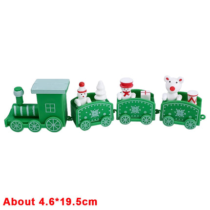 Tren de madera de navidad | Wooden Christmas train
