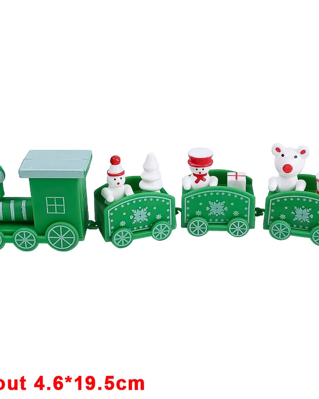 Tren de madera de navidad | Wooden Christmas train