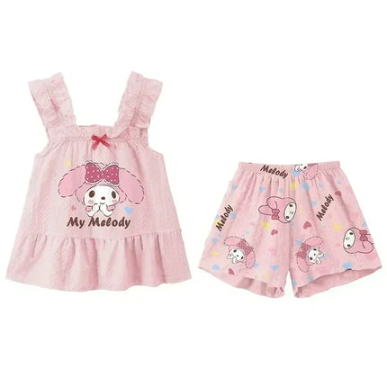 Conjunto Sanrio Cinnamoroll Kuromi Niña / Sanrio Cinnamoroll Kuromi Set Girl