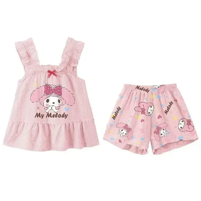 Conjunto Sanrio Cinnamoroll Kuromi Niña / Sanrio Cinnamoroll Kuromi Set Girl