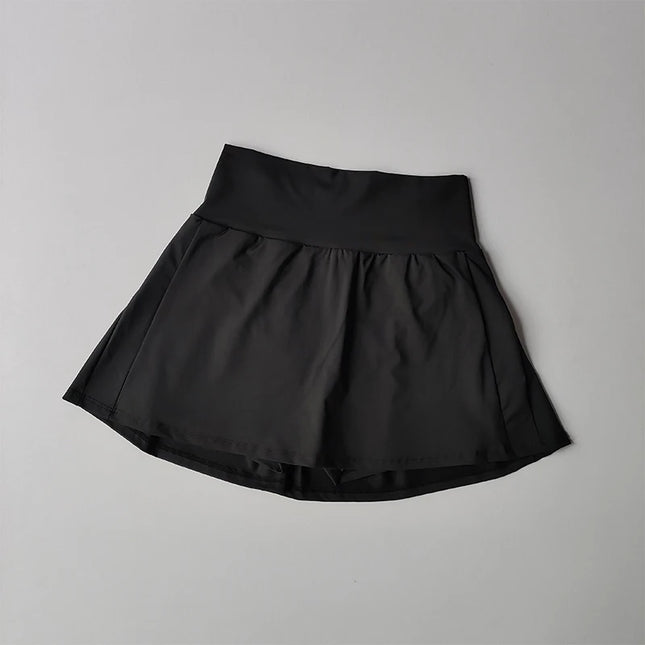 Falda Deportiva Cintura Alta con Shorts | High Waist Athletic Skirt with Shorts