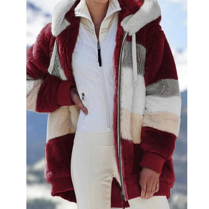 Women’s 2025 winter hooded coat -Abrigo de invierno 2025 con capucha para mujer