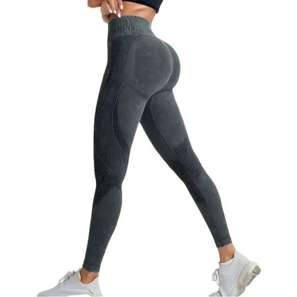 Pantalones Yoga Sin Costuras Cintura Alta / Seamless High Waist Yoga Pants