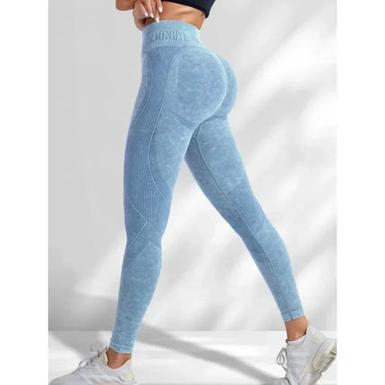 Pantalones Yoga Sin Costuras Cintura Alta / Seamless High Waist Yoga Pants
