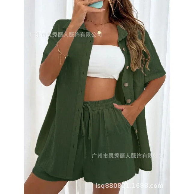 Conjunto Casual Negro | Black Casual Two-Piece Set