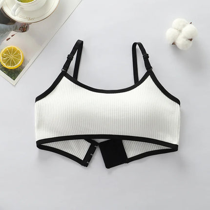 Girls’ soft sports bra -Ropa interior deportiva para niñas, sujetador suave