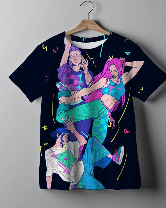 Camiseta Demon Hunters Tie-Dye Niña / Demon Hunters Tie-Dye T-Shirt Girls