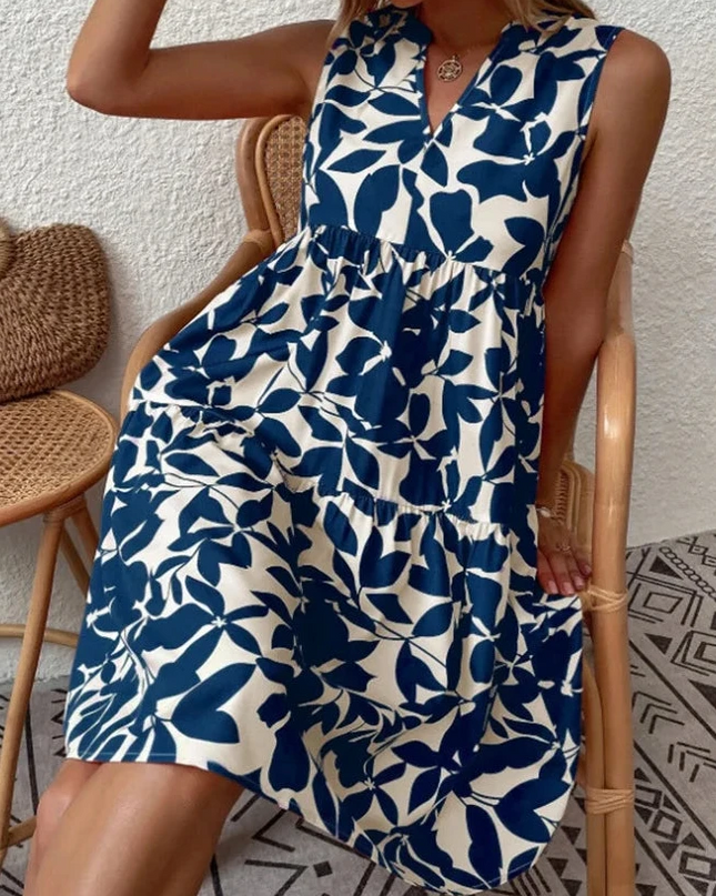 Floral Dress – Fresh and Lightweight Sleeveless.