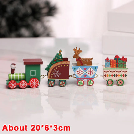 Tren de madera de navidad | Wooden Christmas train