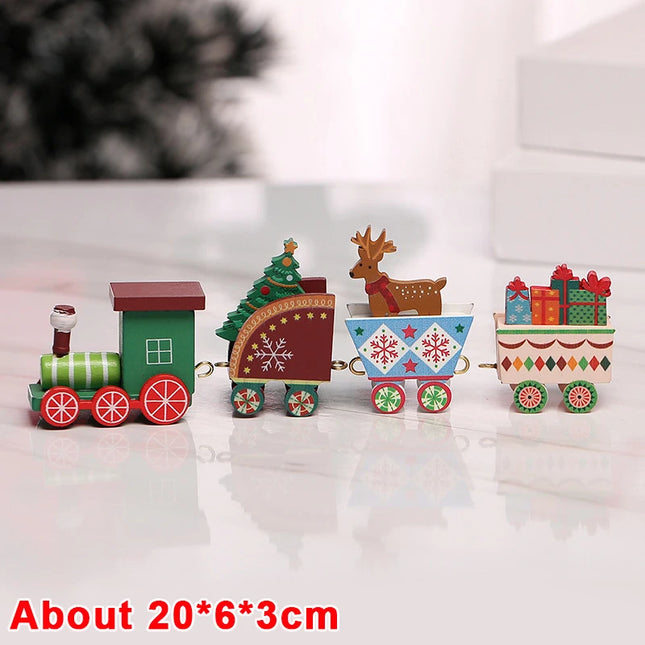 Tren de madera de navidad | Wooden Christmas train