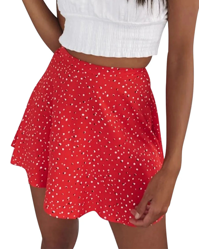 Floral Skirt - Soft Fabric Casual and Romantic Style