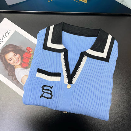 Women’s elegant knitted sweater dress -Vestido suéter elegante tejido para mujer