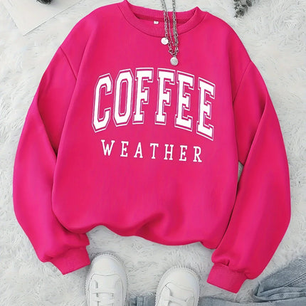 Women’s velvet hoodie with letter print. -Jersey de terciopelo con capucha y estampado para mujer