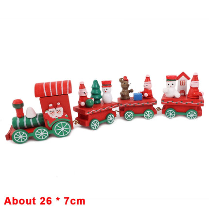 Tren de madera de navidad | Wooden Christmas train