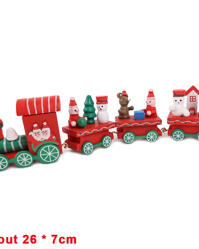 Tren de madera de navidad | Wooden Christmas train