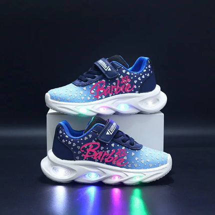 Tenis LED Iluminados para Niñas -  Barbie LED light sneakers for girls
