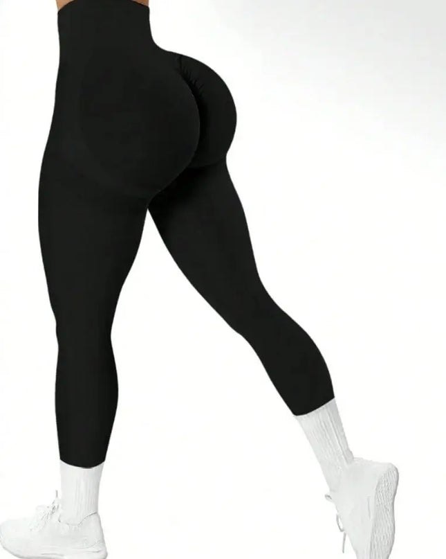 Pantalones Yoga Sin Costuras Cintura Alta / Seamless High Waist Yoga Pants