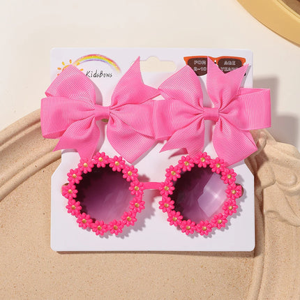 Kids’ hair clips & sunglasses set -Set de horquillas y gafas infantiles
