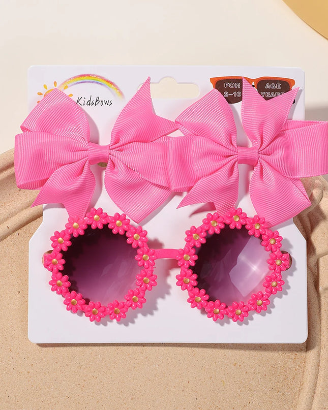 Kids’ hair clips & sunglasses set -Set de horquillas y gafas infantiles