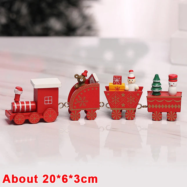 Tren de madera de navidad | Wooden Christmas train