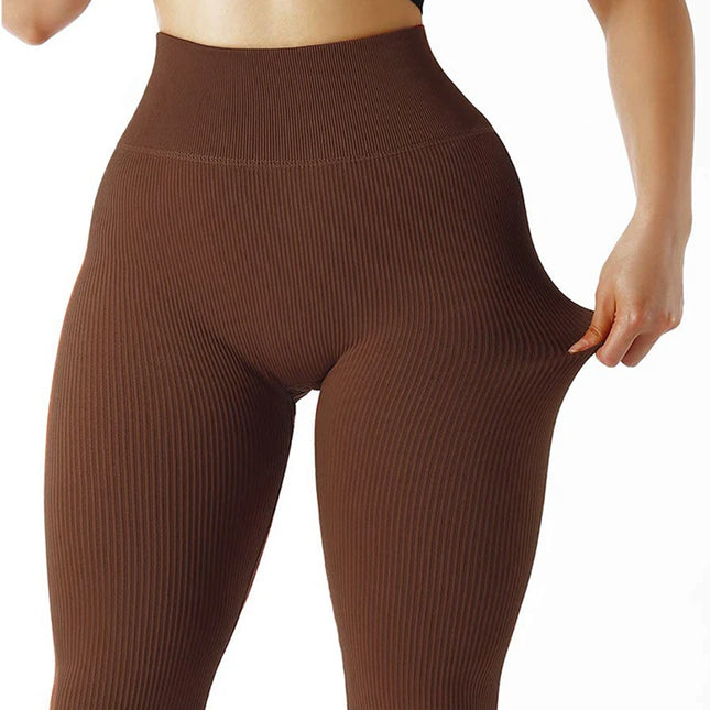 High-waist stretchy women’s leggings -Leggings mujer elásticos de tiro alto