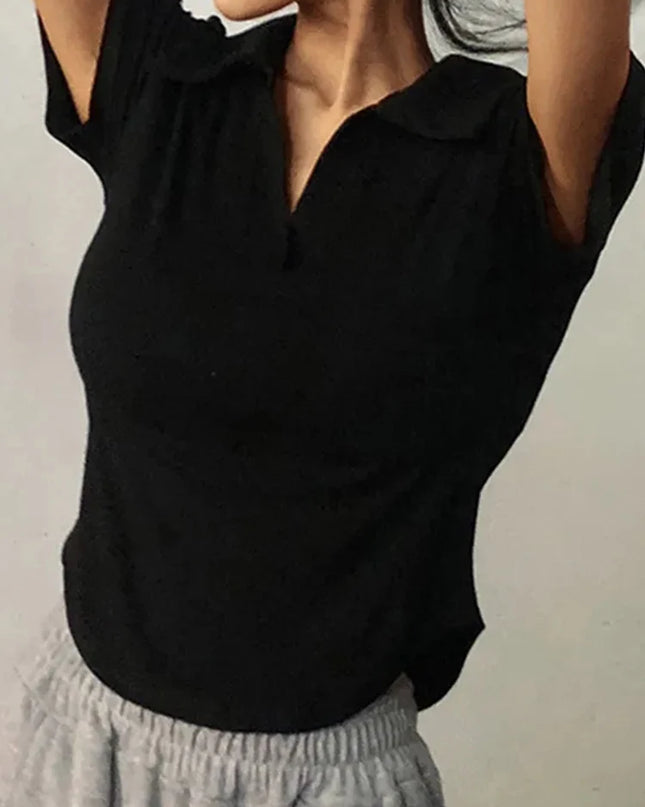 Short Sleeve T-Shirt - V-Neck