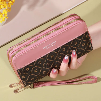 Cartera Clásica de Gran Capacidad con Cremallera - Classic Large Capacity Wallet