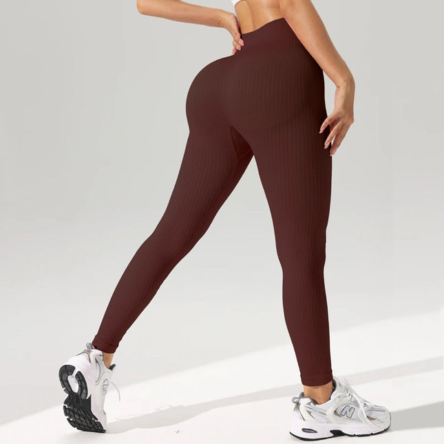 Mallas Deportivas Control Barriga Sin Costuras / Seamless Tummy Control Sports Leggings