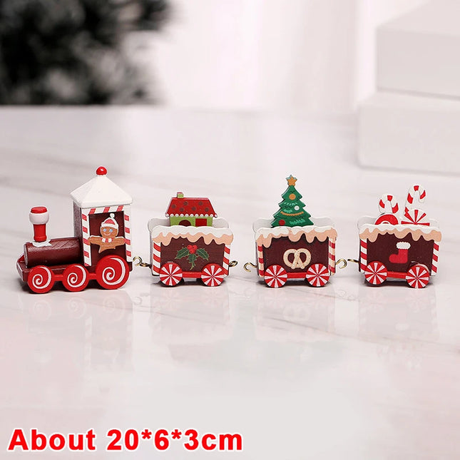 Tren de madera de navidad | Wooden Christmas train