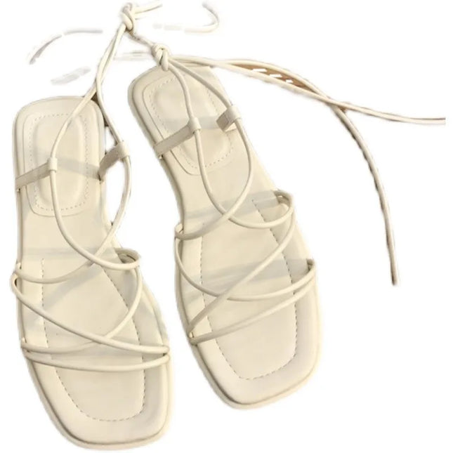 Flat Roman Sandals - Strap Adjustment and Sophisticated Style