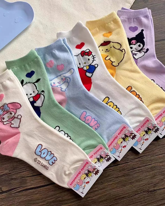 Cotton Socks - Fun Printed Design