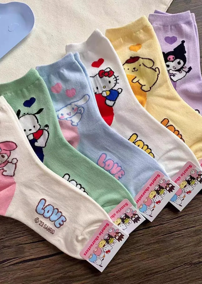 Cotton Socks - Fun Printed Design