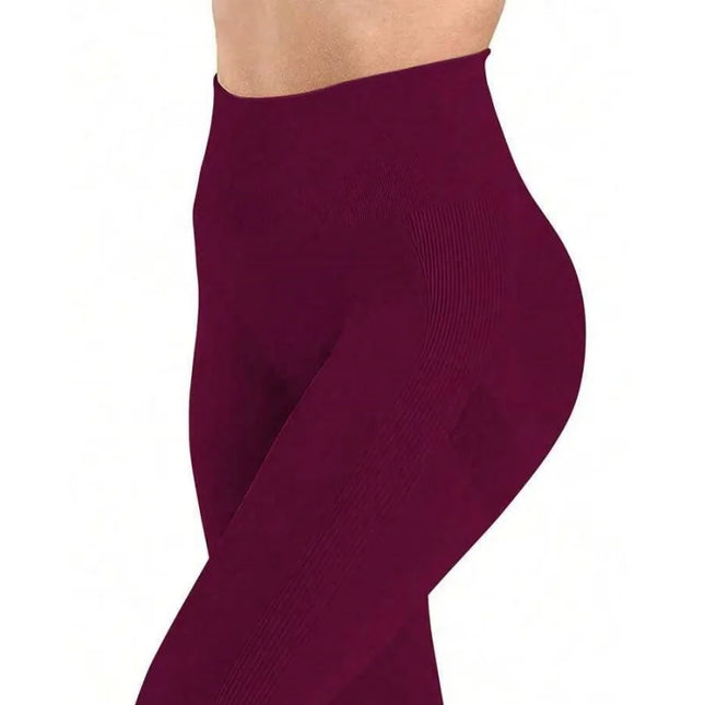 Pantalones Yoga Sin Costuras Cintura Alta / Seamless High Waist Yoga Pants